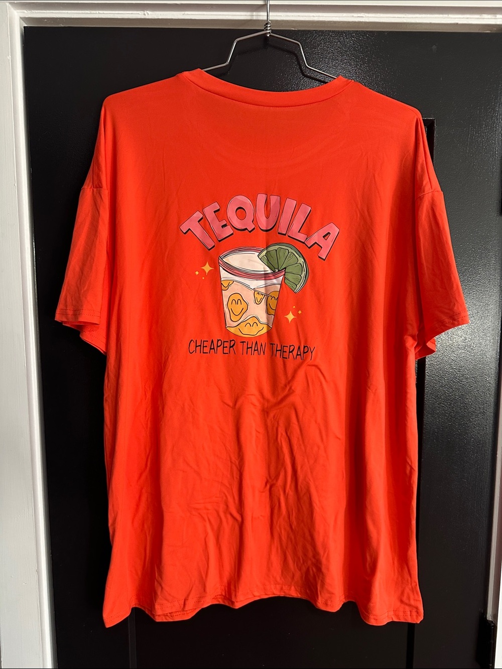 Tequila Graphic Short-Sleeve T-Shirt - orange